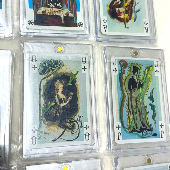 1987 SALVADOR DALI (1 Card) RARE IN Framed Collectors HARD CASE - Picture 5 of 11